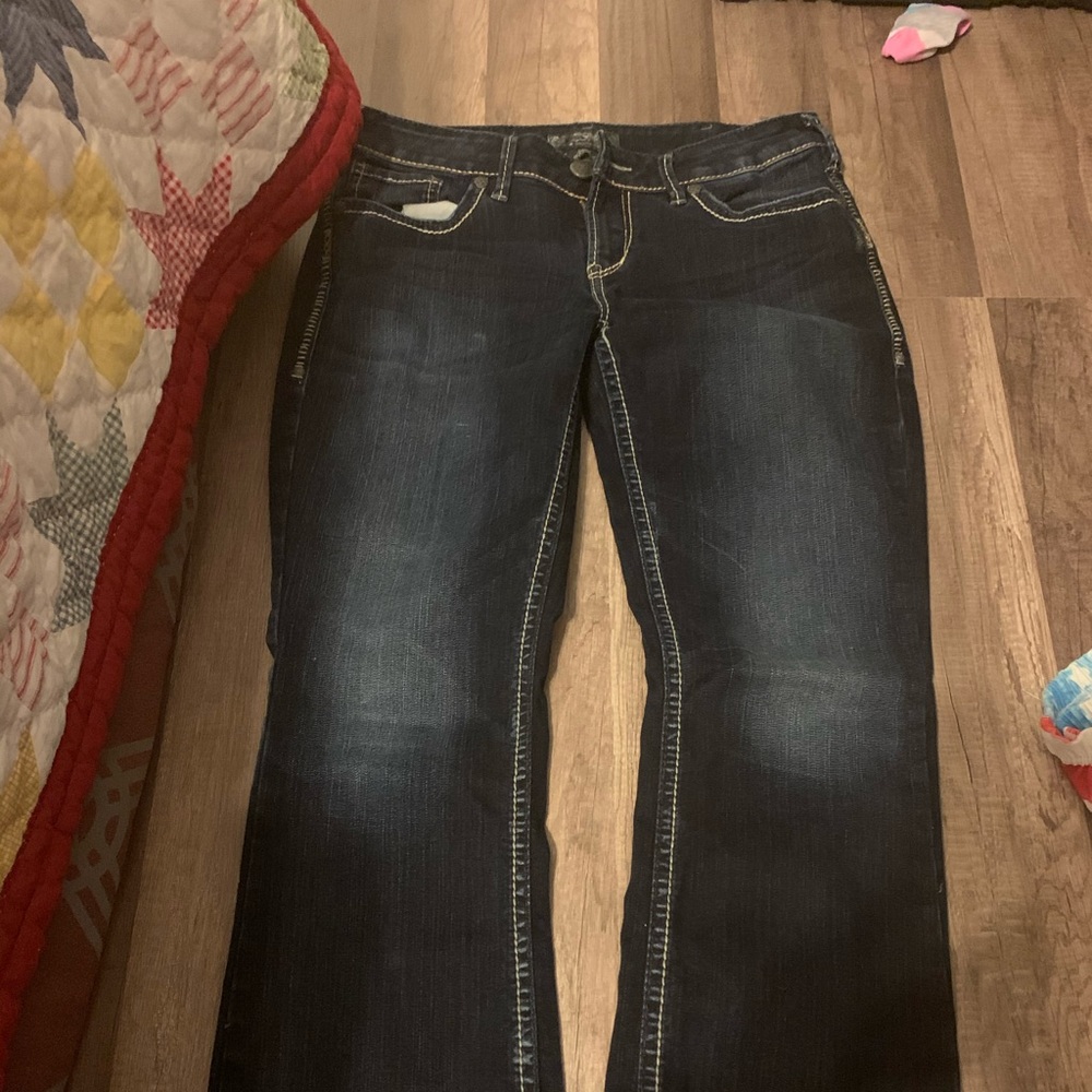 Women’s silver tab jeans.  NWOT